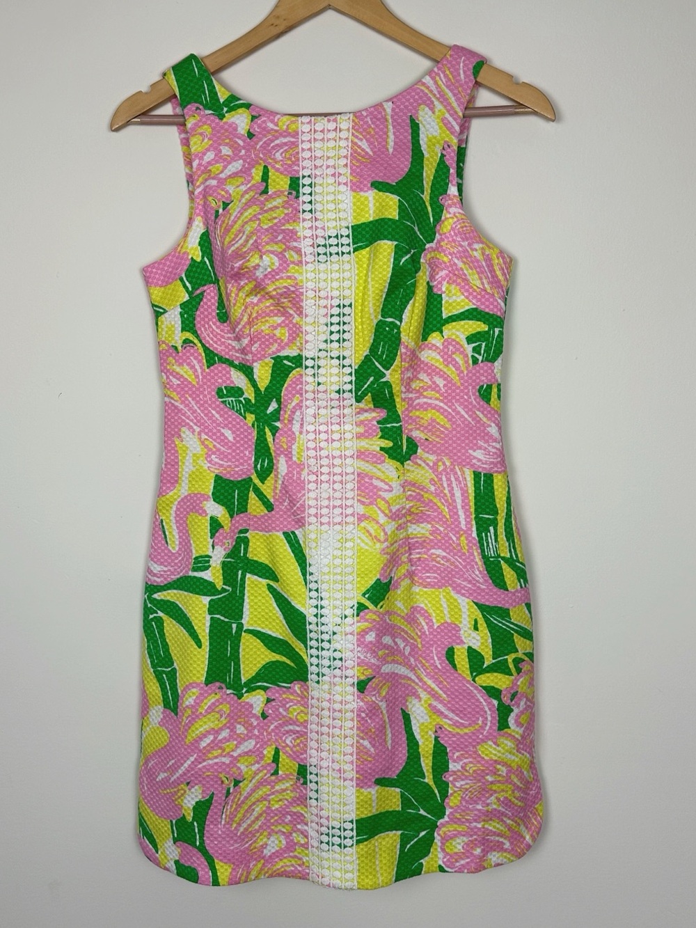 Lilly Pulitzer for Target ๐บ Flamingo Fan Dance" Shift Dress - Size 2
